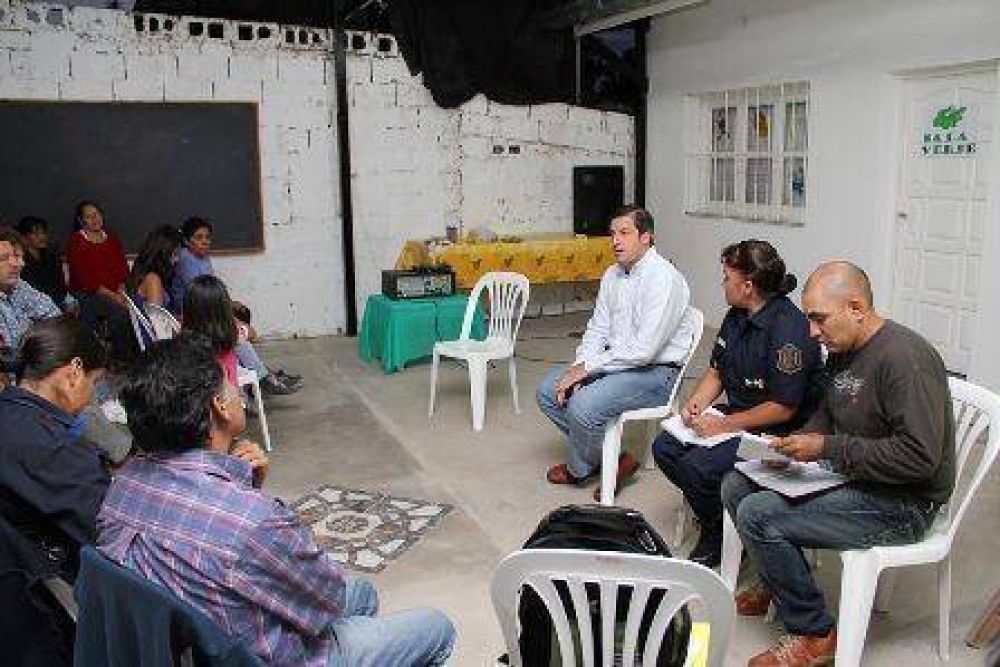 Reuni�n para tratar temas de seguridad en el barrio 15 de Setiembre