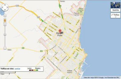 Google Maps ofrecer� informaci�n en vivo del tr�nsito de Mar del Plata