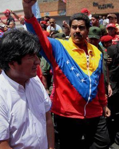 La polarizaci�n tambi�n fue protagonista en la Caracas del masivo adi�s