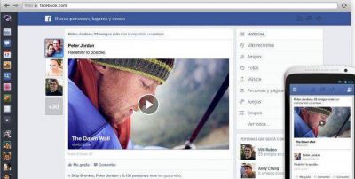 Facebook present� su nuevo dise�o