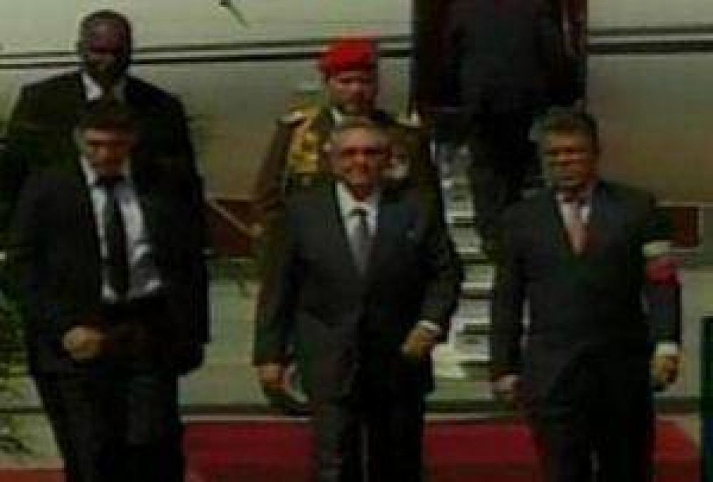 Arribaron a Caracas Dilma, Lula y Ra�l Castro