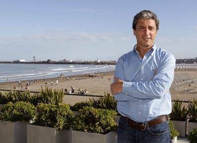 Pepe Scioli, en Mar del Plata: 
