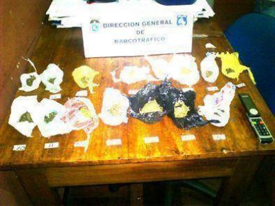 Lo sorprendieron vendiendo droga