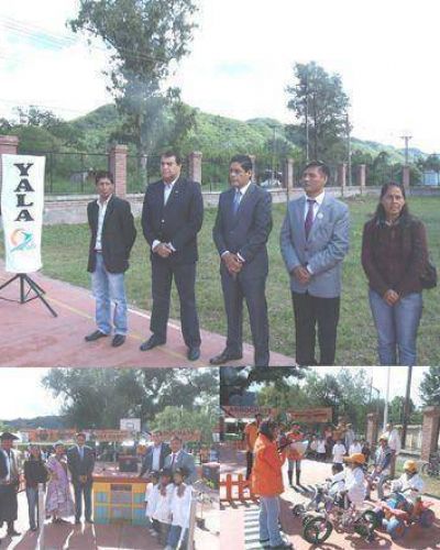 Entregan parque vial