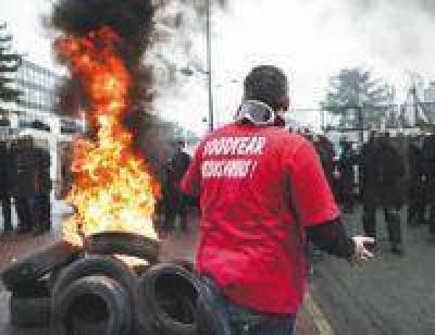 Aumentan las protestas de trabajadores en Francia