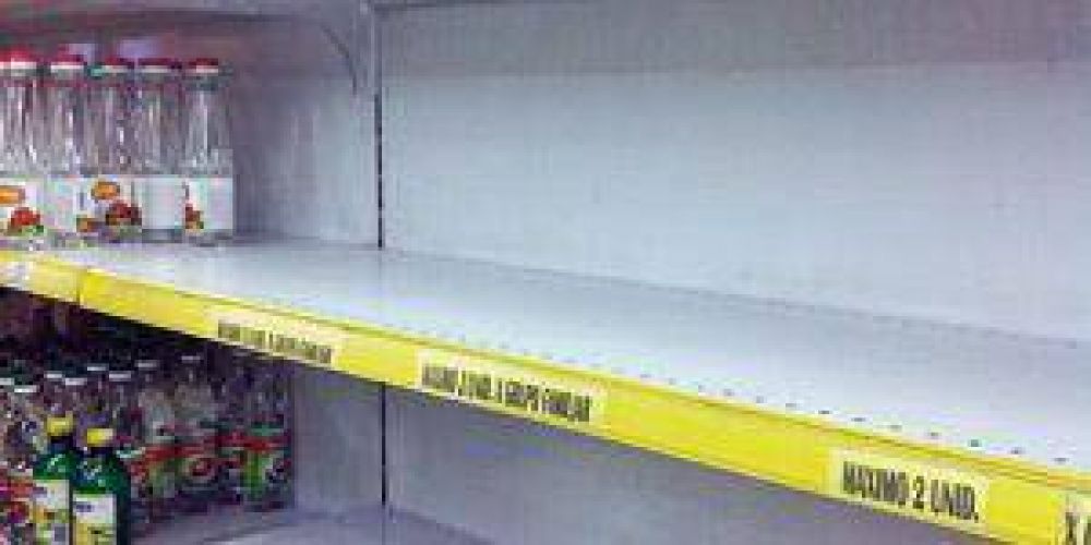 Faltante de aceite y aumento de precios