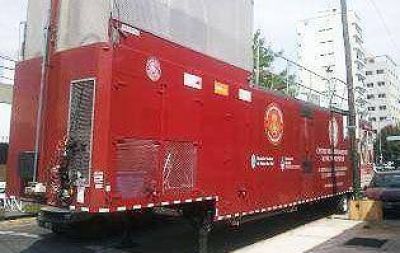 Bomberos lomenses se capacitaron con un cami�n de �ltima tecnolog�a