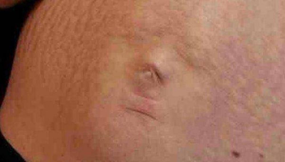  M�s real que la 4D: en la panza tiene la cara de su beb�