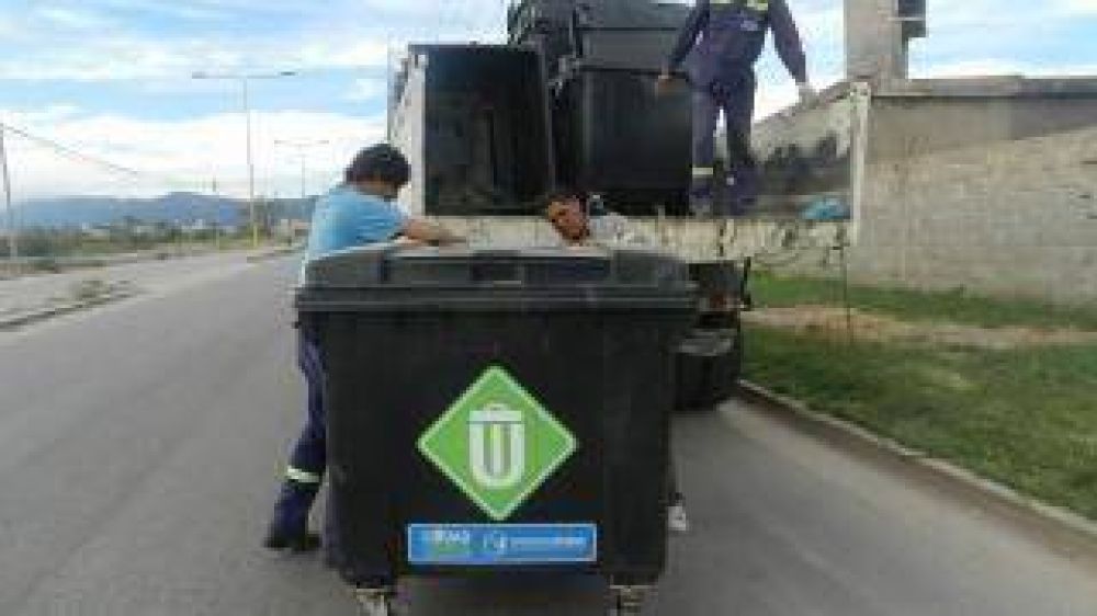 Se instalaron 20 contenedores nuevos en la zona norte