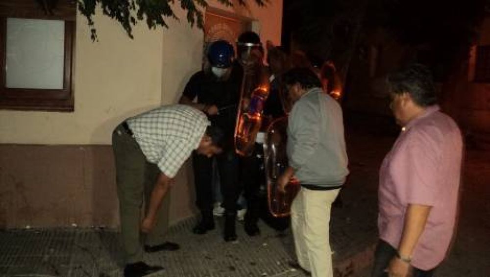 Allanaron los canales de televisi�n de Santa Mar�a