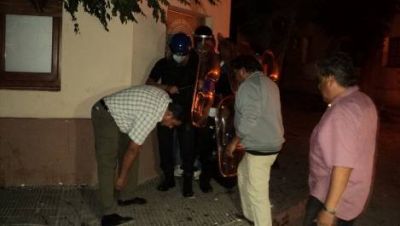 Allanaron los canales de televisi�n de Santa Mar�a