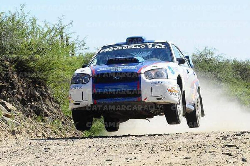 Prevedello Jr. va ganando el Rally de Valle Viejo