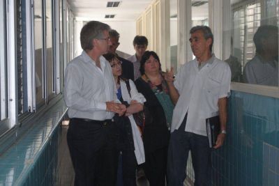 Los diputados Guido y Armend�riz recorrieron las instalaciones del Hospital de Ni�os Sor Mar�a Ludovica
