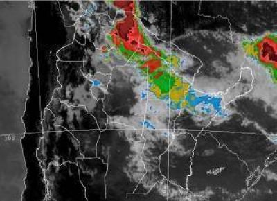 Se registraron intensas lluvias en todo el territorio provincial