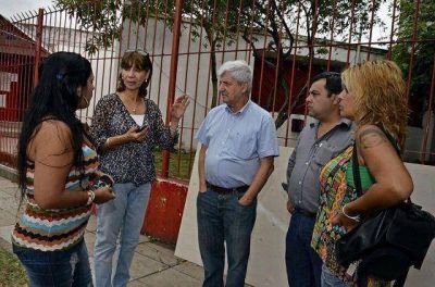 San Fernando y Edenor evaluaron las instalaciones de la Escuela N�5