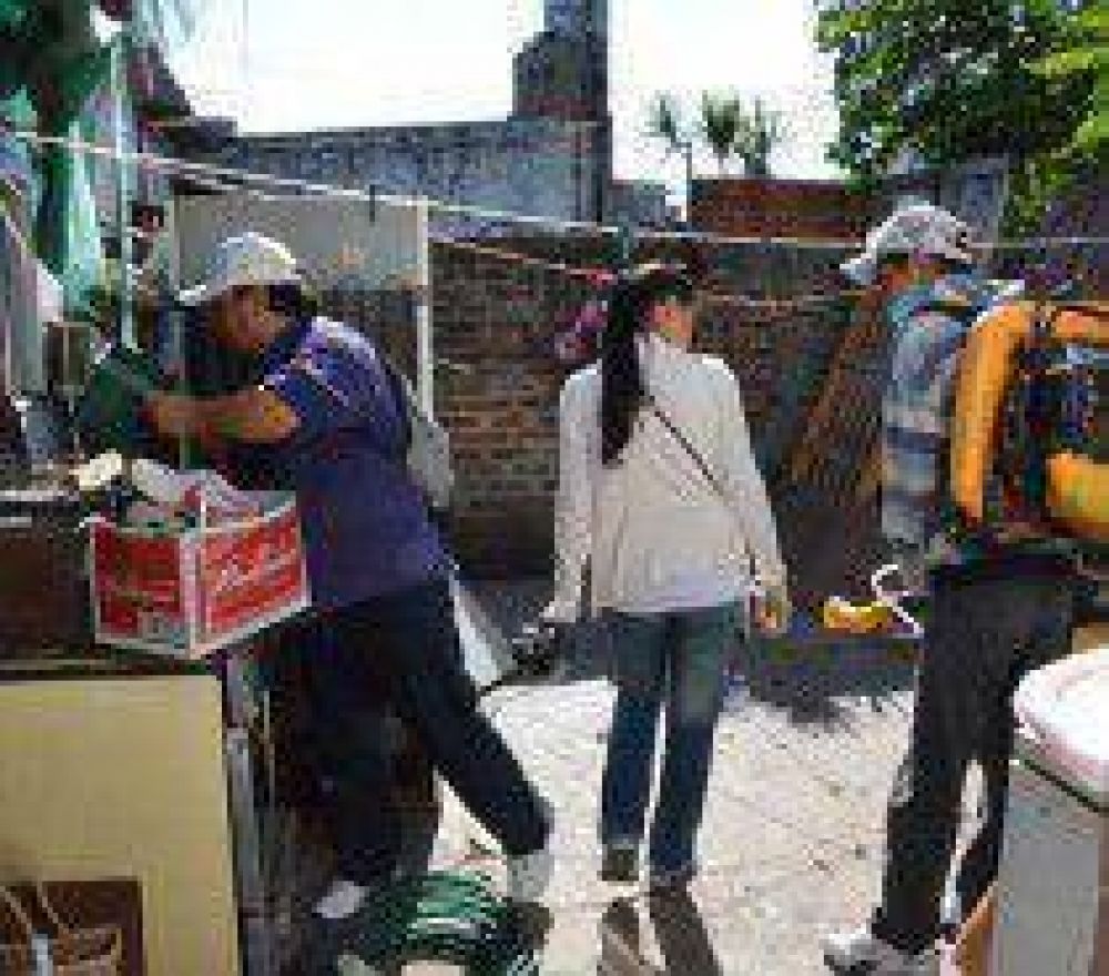 La campa�a contra el dengue en Villa del Rosario