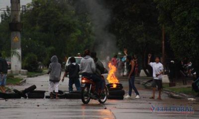 La muerte de un joven en la S�ptima desat� la bronca de familiares y amigos