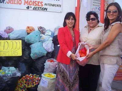 Cuarenta mil tapitas para la Fundaci�n Ferm�n Morales