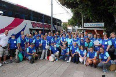 Partieron hacia Mendoza abuelos del Programa �Del Mar a la Cordillera''