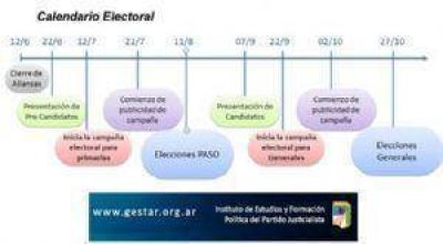 El 11 de agosto ser� el primer test para quienes aspiran llegar al Congreso