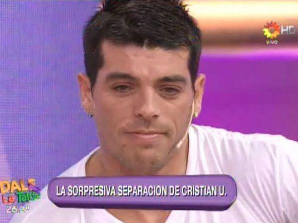 Cristian U se quebr� en vivo por su separaci�n