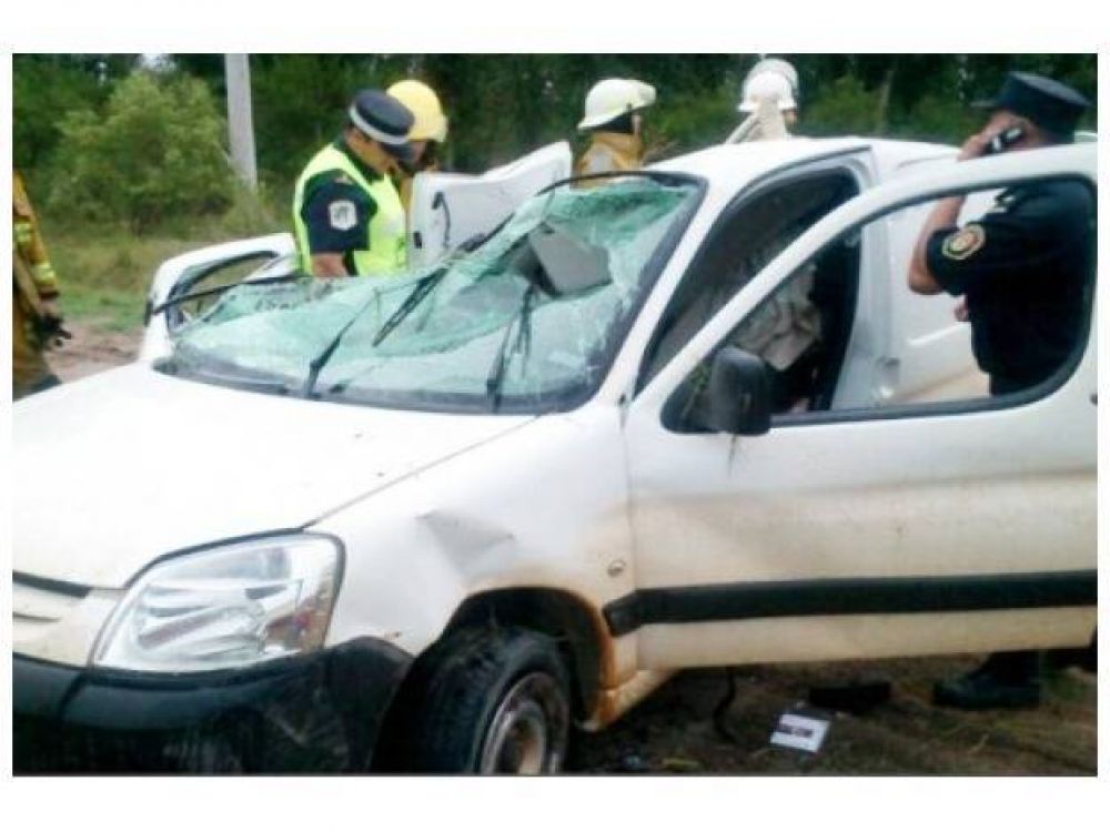 Autov�a 14: falleci� un hombre luego del despiste de una utilitaria
