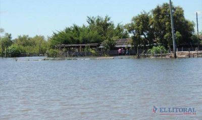 En Bella Vista desagotaron casas pero en Santa Luc�a siguen sumando evacuados