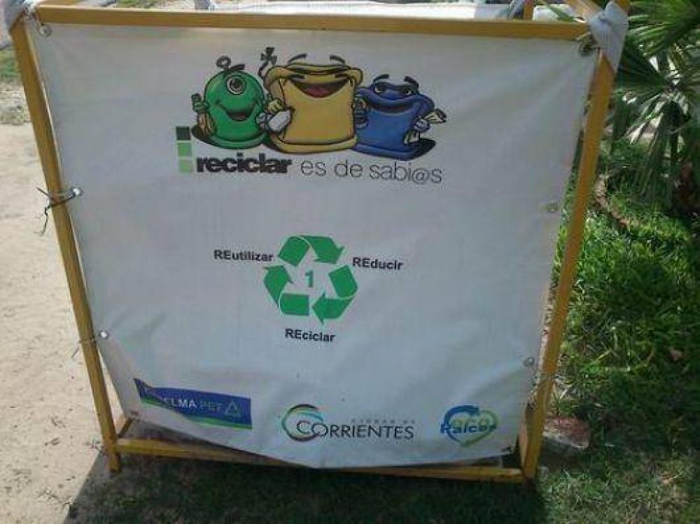 Aument� el reciclado de botellas en dependencias del municipio correntino