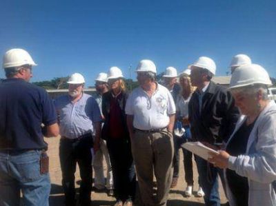 Comisi�n de Seguimiento y Monitoreo Ambiental recorri� las obras del Emisario Submarino