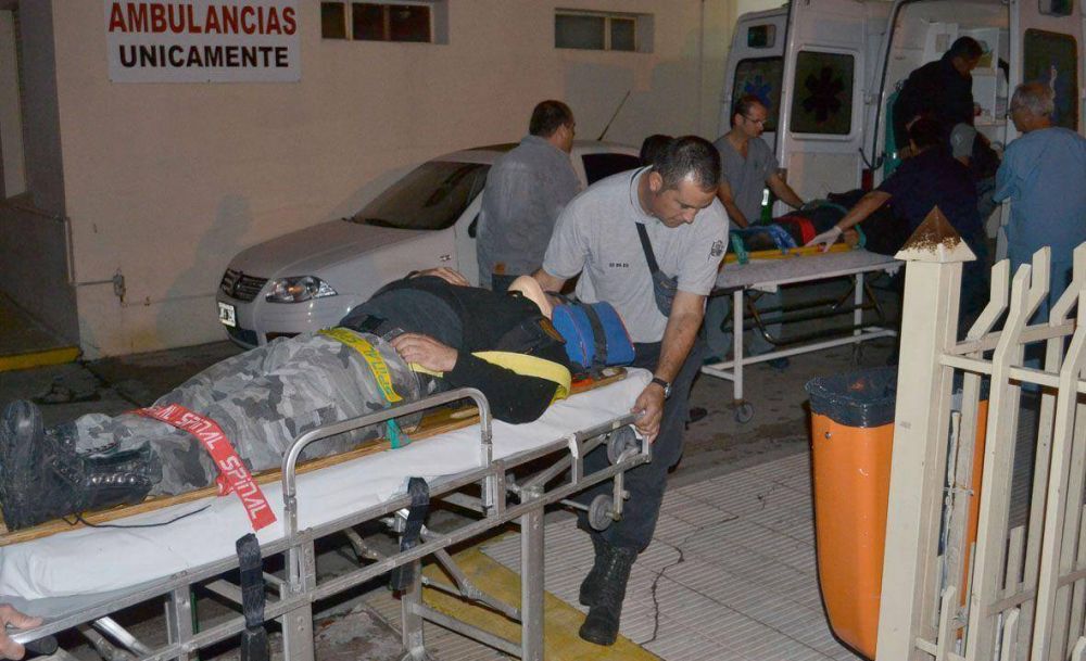 Volc� una unidad de traslado de detenidos del Servicio Penitenciario