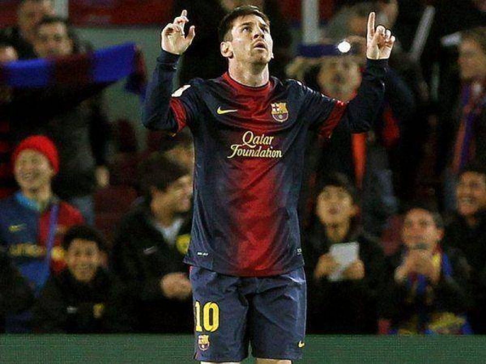 Messi abri� la cuenta para un Barcelona que sue�a con seguir en la Champions