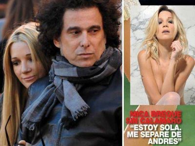 Micaela Breque, separada de Andr�s Calamaro