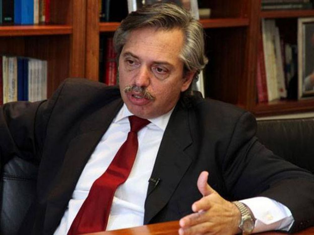 Alberto Fern�ndez reprogram� su visita a San Juan para el 20 de marzo