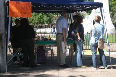 La carpa por la inseguridad se queda hasta el pr�ximo lunes