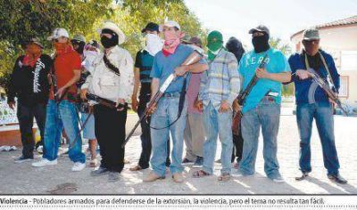 Los grupos armados de autodefensa crean inquietud en M�xico