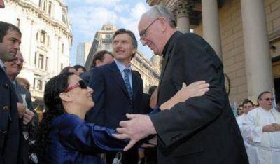 Michetti emocionada por Bergoglio