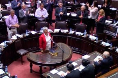 La chubutense M�nica Contrera prest� juramento como Diputada Nacional