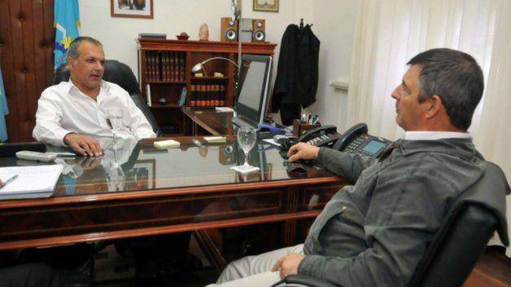 El gobernador recibi� al intendentede Treverlin para analizar las obras en ejecuci�n en la localidad