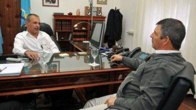 El gobernador recibi� al intendentede Treverlin para analizar las obras en ejecuci�n en la localidad
