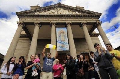 En San Luis tambi�n se festej� la designaci�n de Bergoglio como nuevo Papa