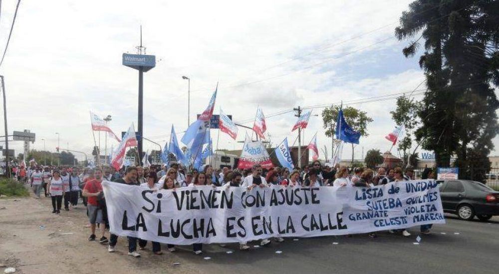Masiva Marcha del Frente Gremial pas� por la ciudad