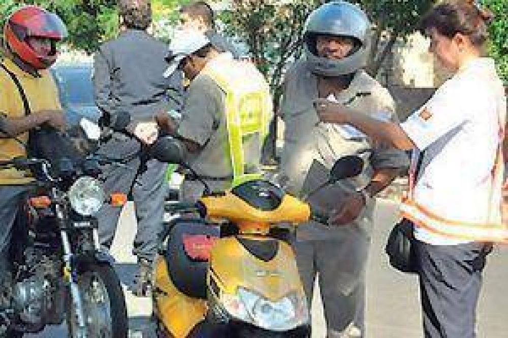 Secuestran 47 motos en un s�lo operativo