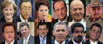 Los l�deres del mundo saludan a Francisco I