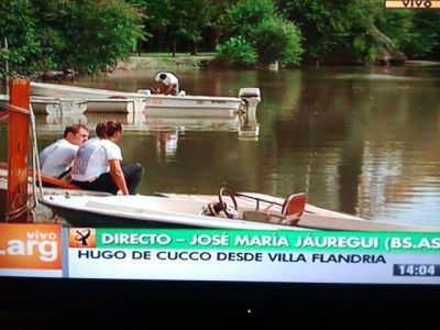 Hoy la TV P�blica transmiti� en directo desde J�uregui