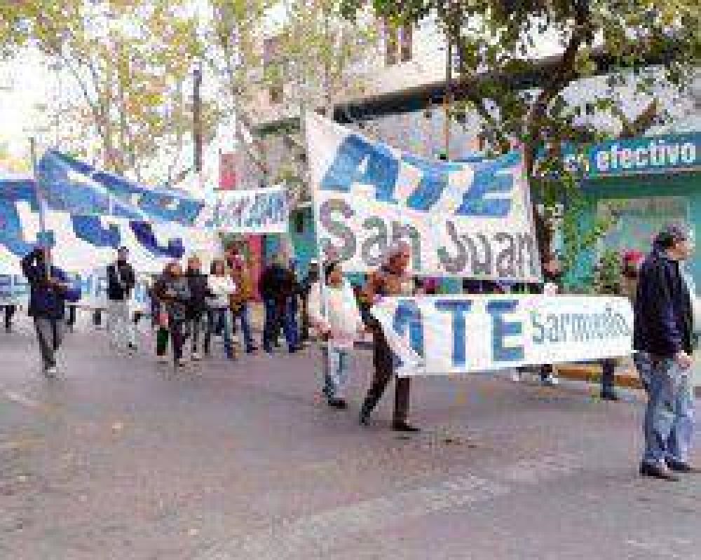 Trabajadores de ATE se movilizaron