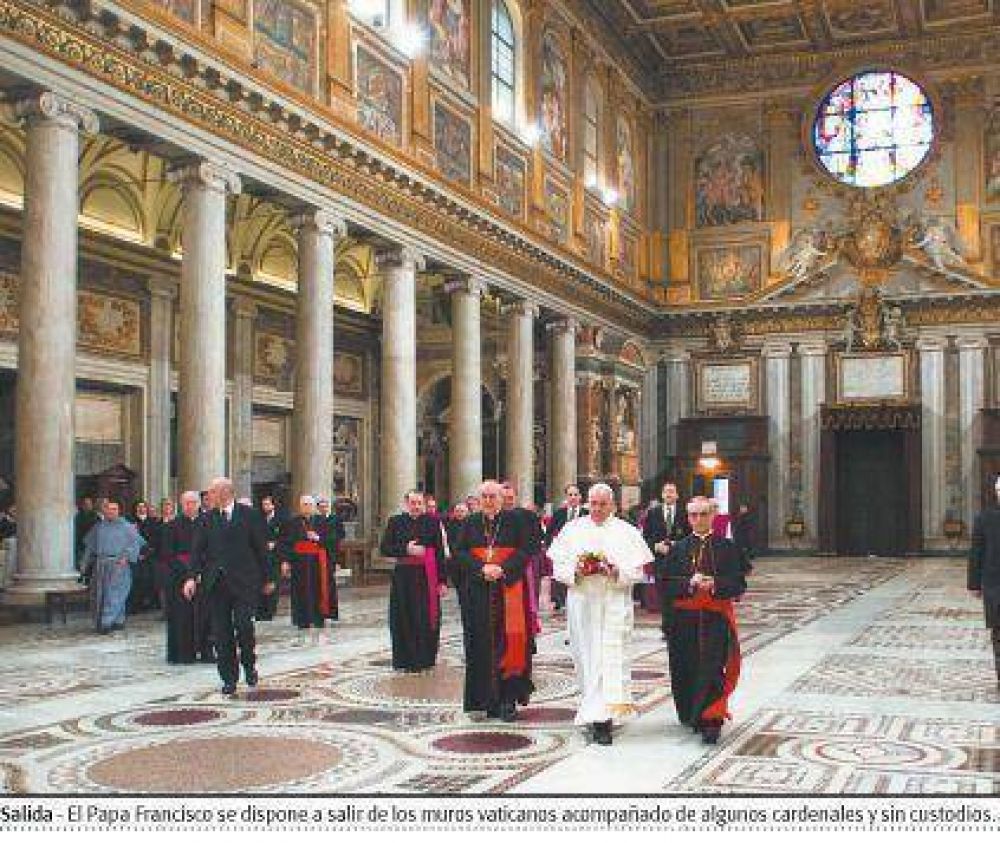 El flamante Papa se diferencia de Ratzinger