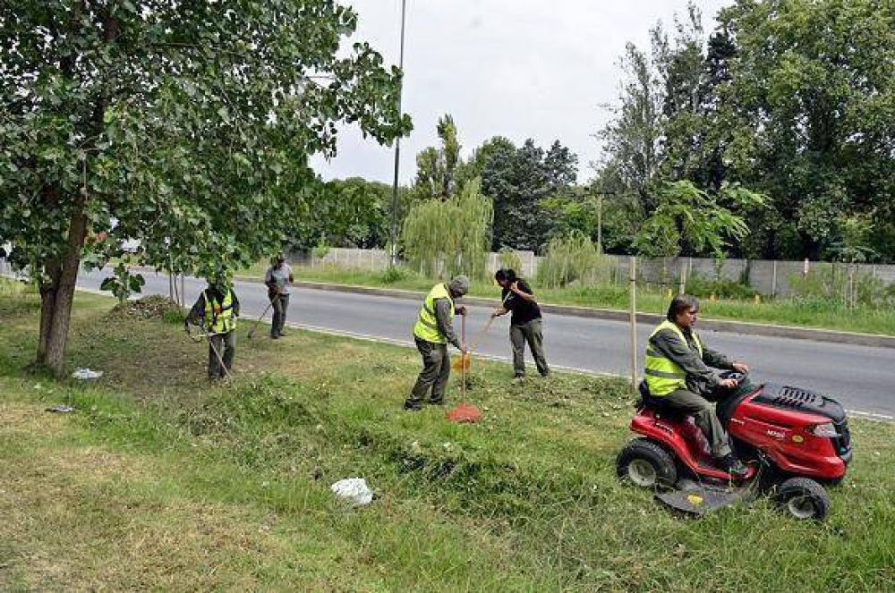 Operativos de limpieza en cuatro frentes de trabajo en San Fernando