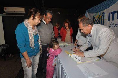 Se firm� la Escritura de Propiedad N� 1000 en el partido de Ituzaing�