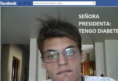 Una carta de un joven diab�tico a CFK es furor en internet