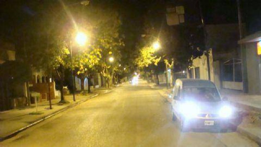 Plan de reconversi�n lum�nica en calle Buenos Aires